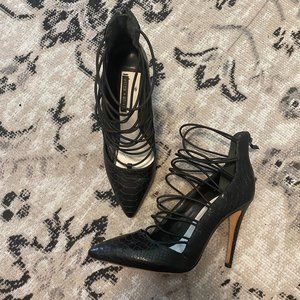 alice + olivia Strappy Croc Pumps SZ 41